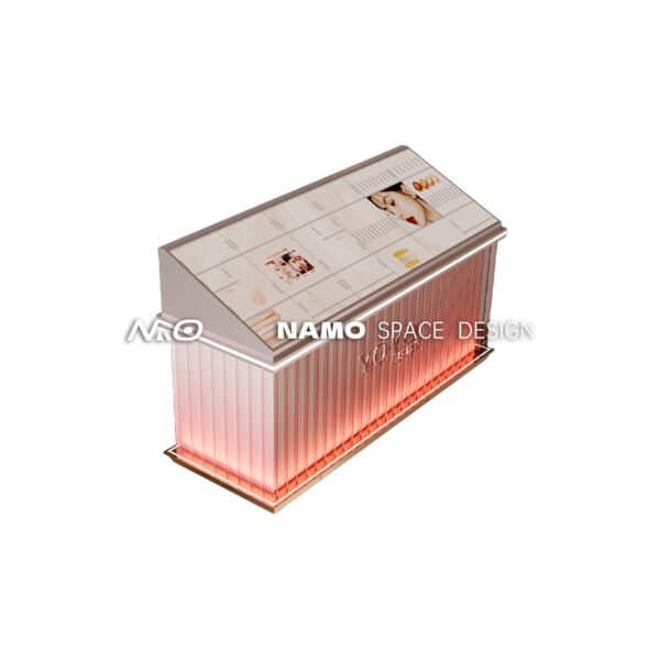 Hot Sale Skincare Shop Furniture Cosmetic Store Shelf Rack Led Makeup Shelves for Store Cosmetic Display Shop Interior Design - Image 4